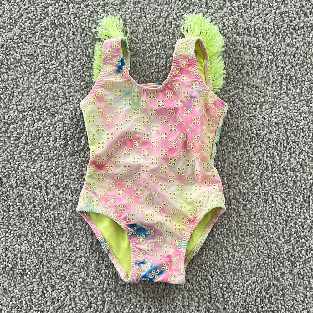 Shade Critter baby girl tie dye bathing suit